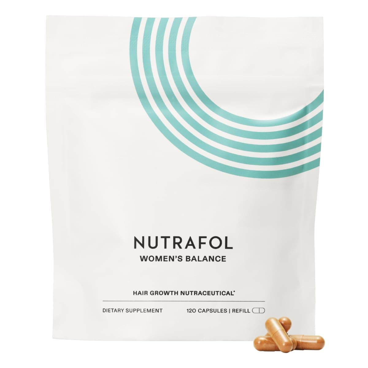 Nutrafol Women’s Balance Hair Growth Supplement – Clinically Proven, Ages 45+, 1-Month Supply