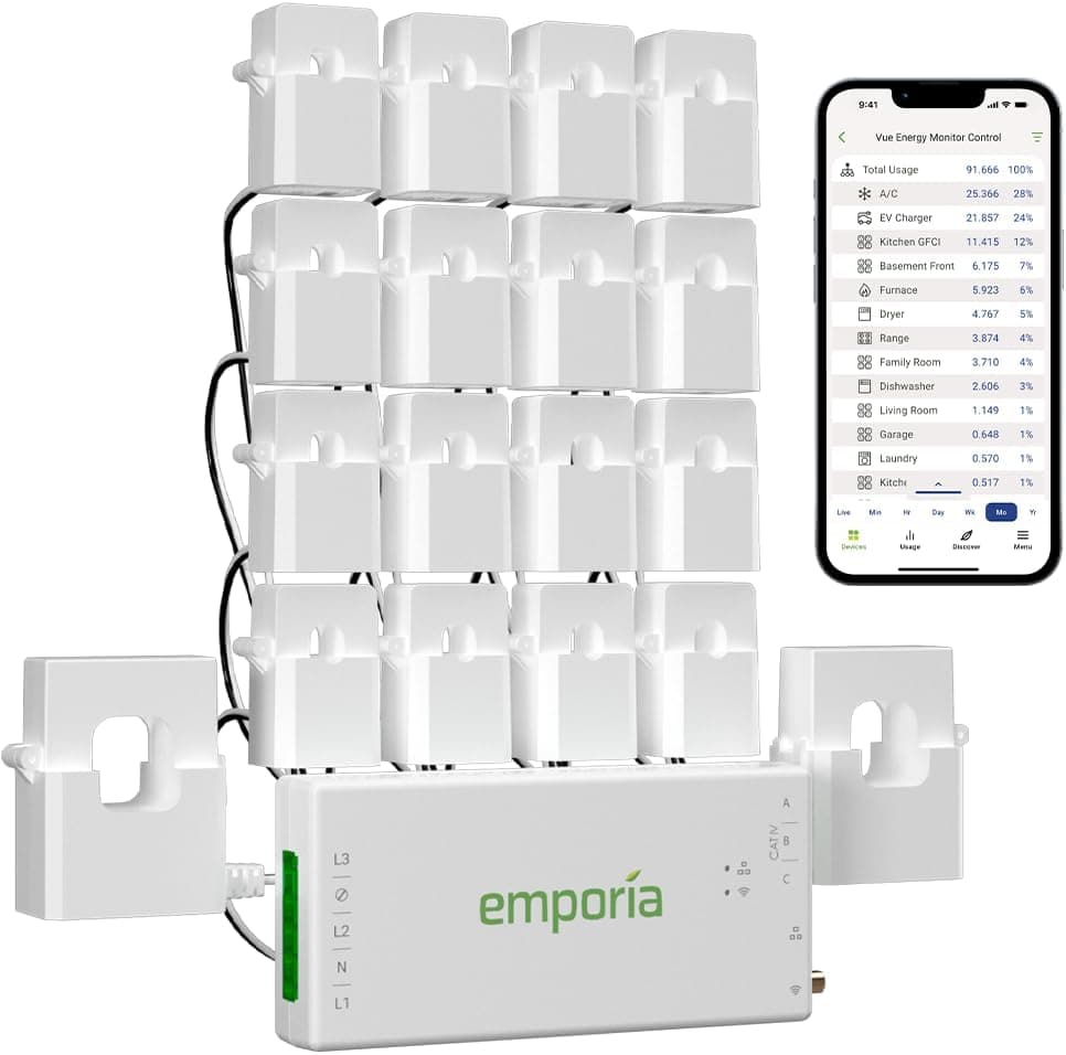 Emporia Vue 3 Home Energy Monitor – Smart Real-Time Electricity Tracking