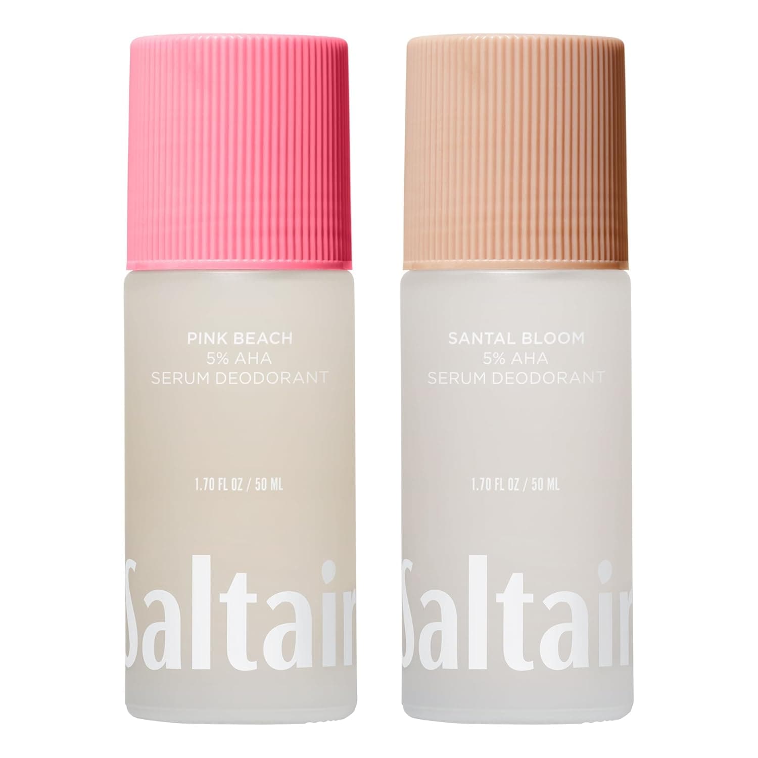 Saltair Serum Deodorant 2-Pack – 5% AHA Aluminum-Free Odor Control