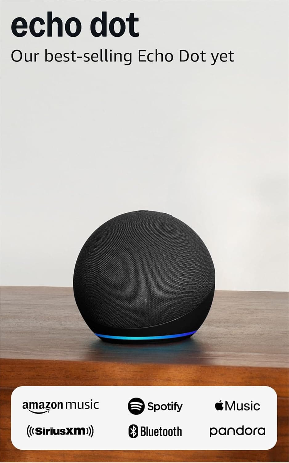 Amazon Echo Dot (Newest Model) – Vibrant Sounding Smart Speaker with Alexa