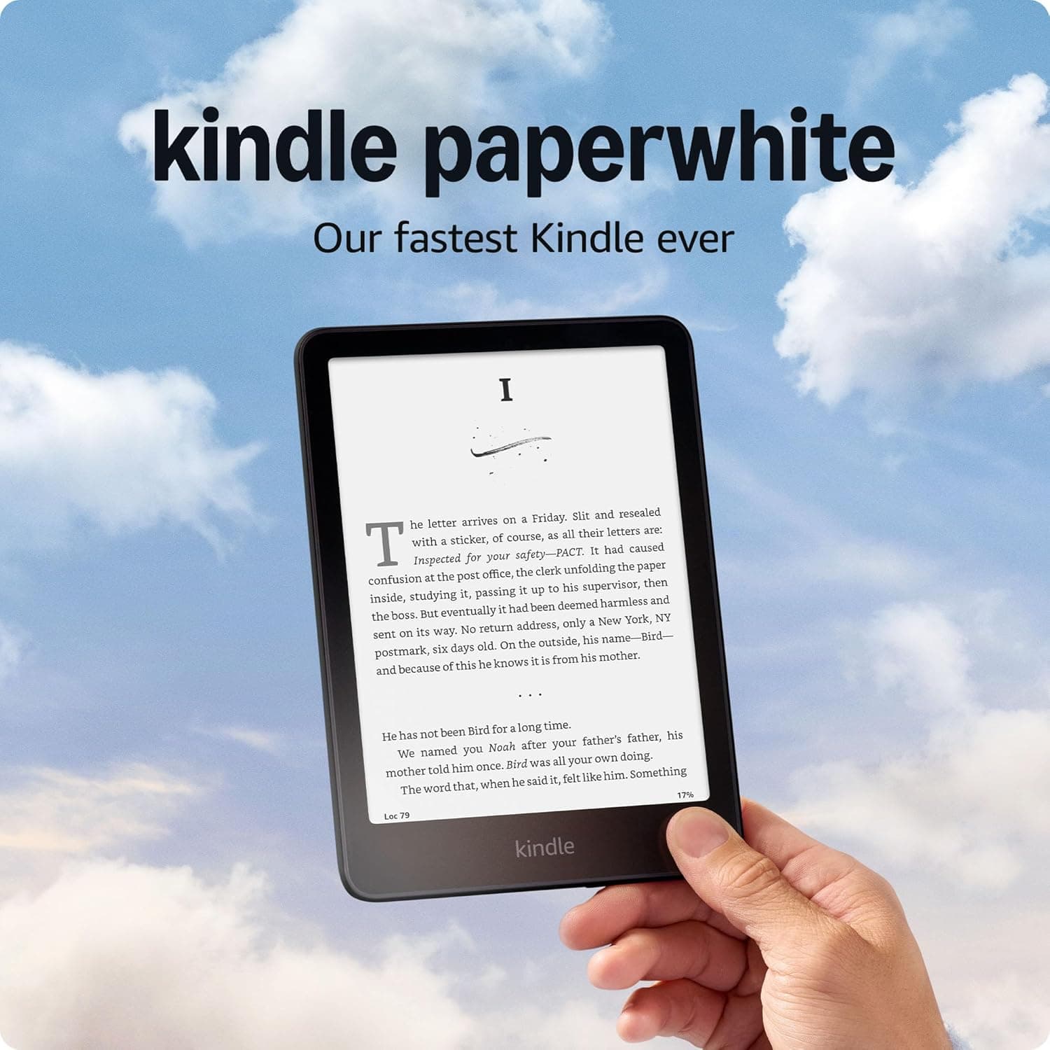 Amazon Kindle Paperwhite (16GB, Latest Model) – Fastest Kindle with 7" Glare-Free Display